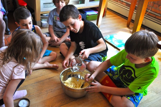 forming the tortilla dough